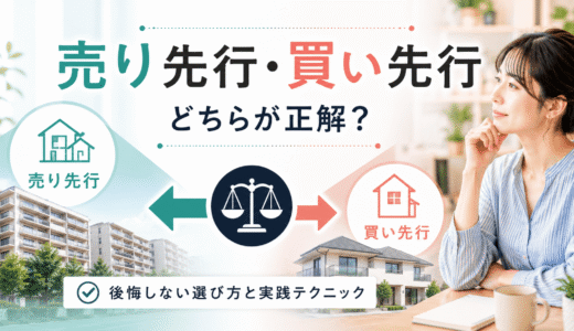 売り先行・買い先行はどちら？住み替えで損しない選び方と実践テクニック